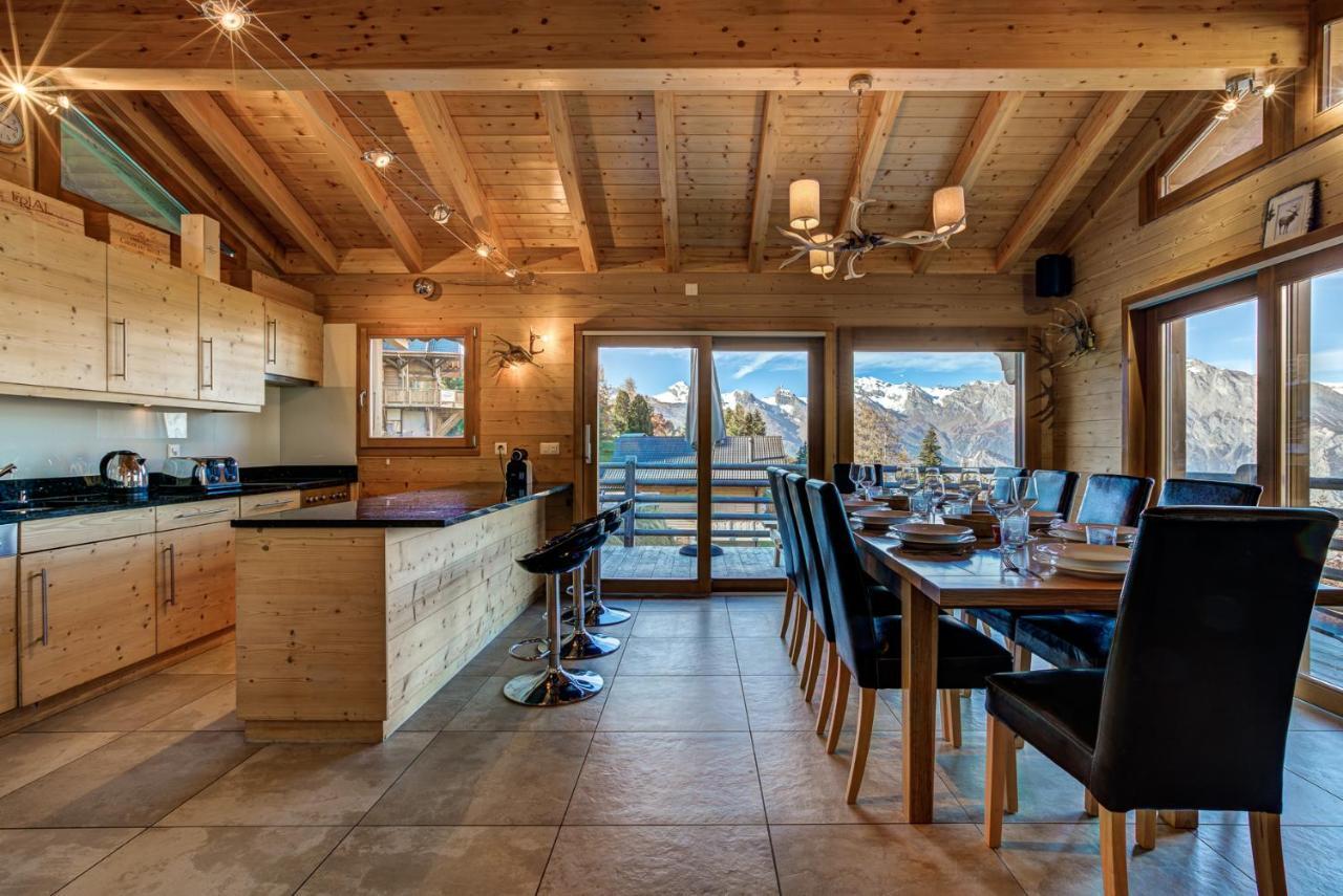 Chalet Le Cerf La Tzoumaz Exterior photo
