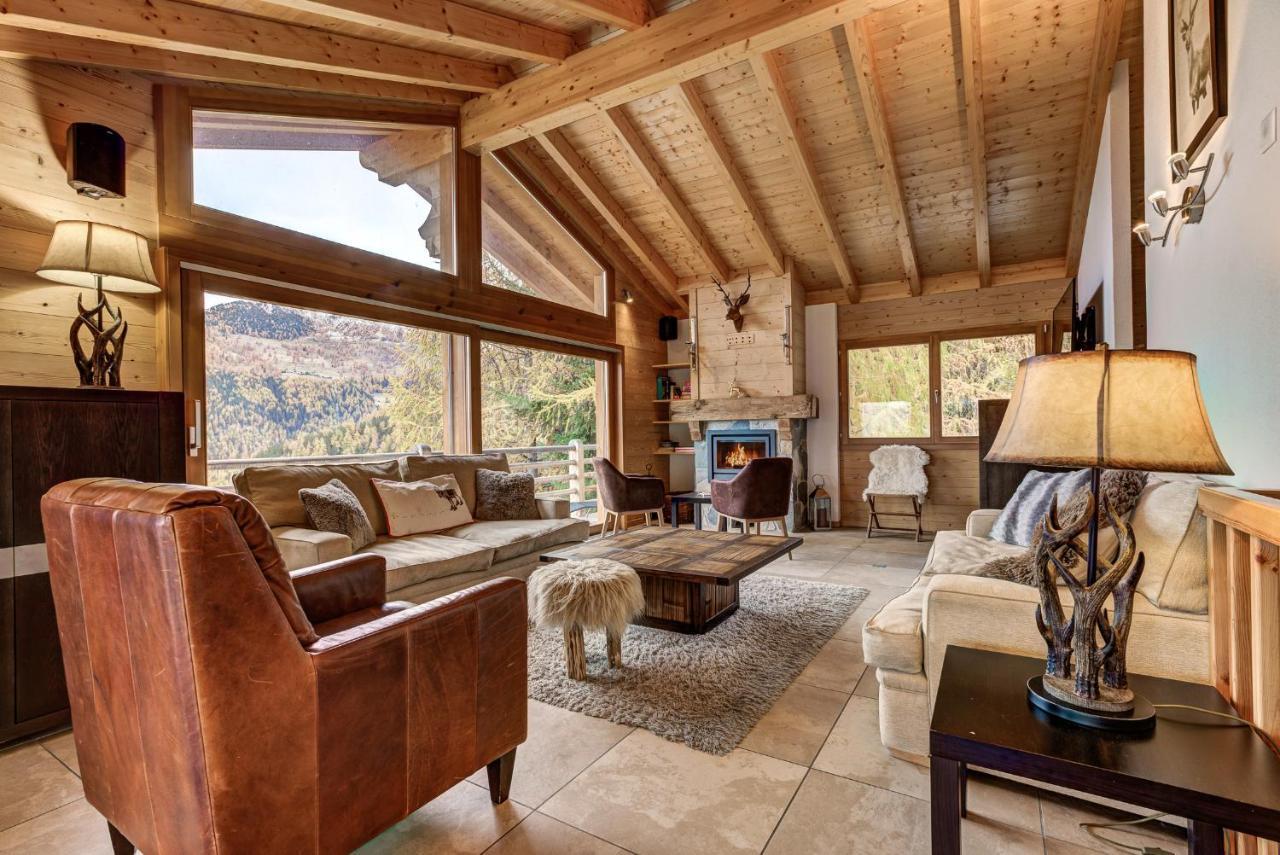 Chalet Le Cerf La Tzoumaz Exterior photo